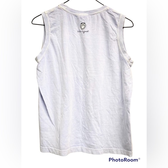 Life is Good sleeveless tee, SZ - Picture 4 of 5